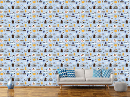 patterned-wallpaper-coffee-with-cream