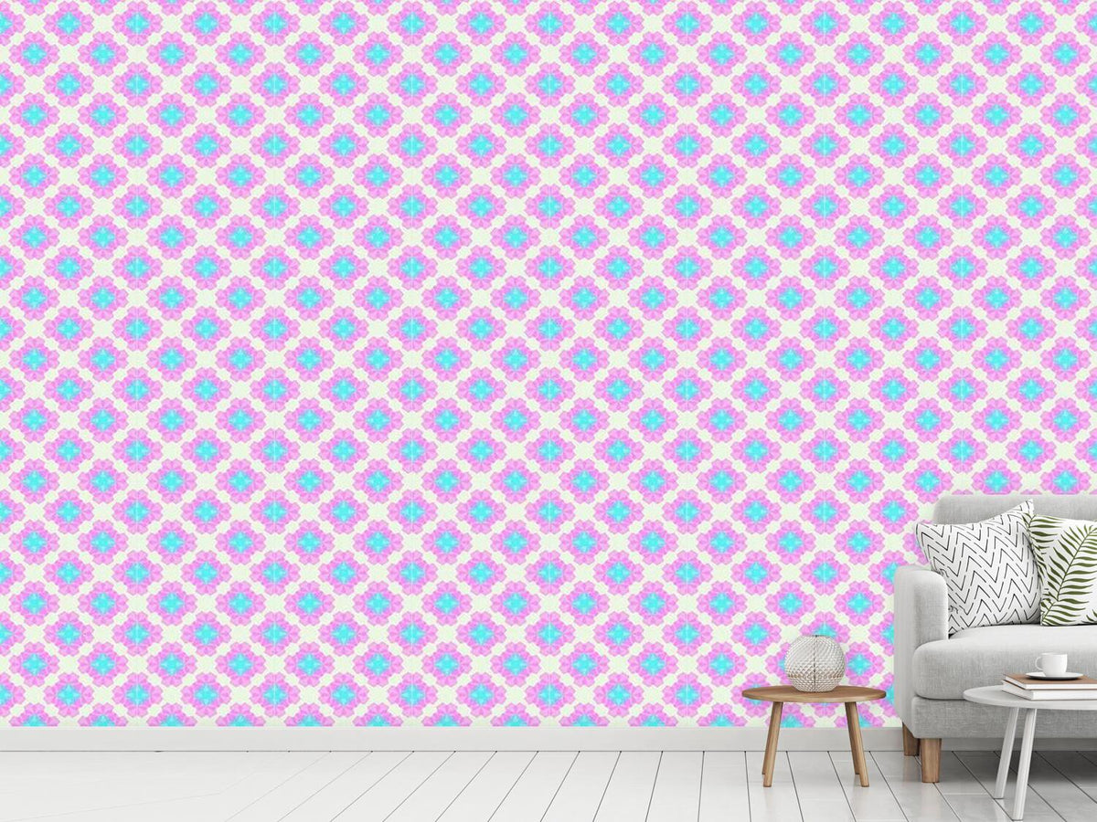 patterned-wallpaper-pentagon-diamonds