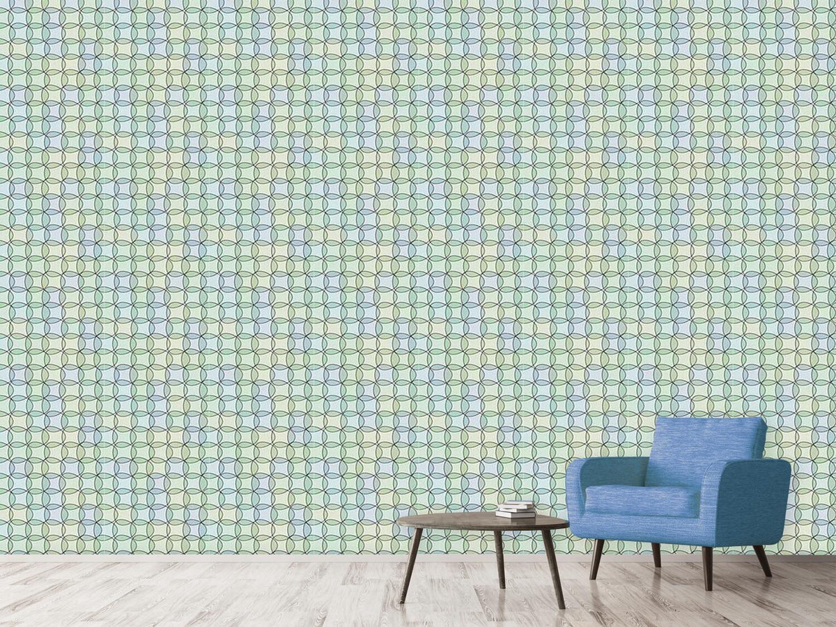 patterned-wallpaper-triangles-in-watergreen