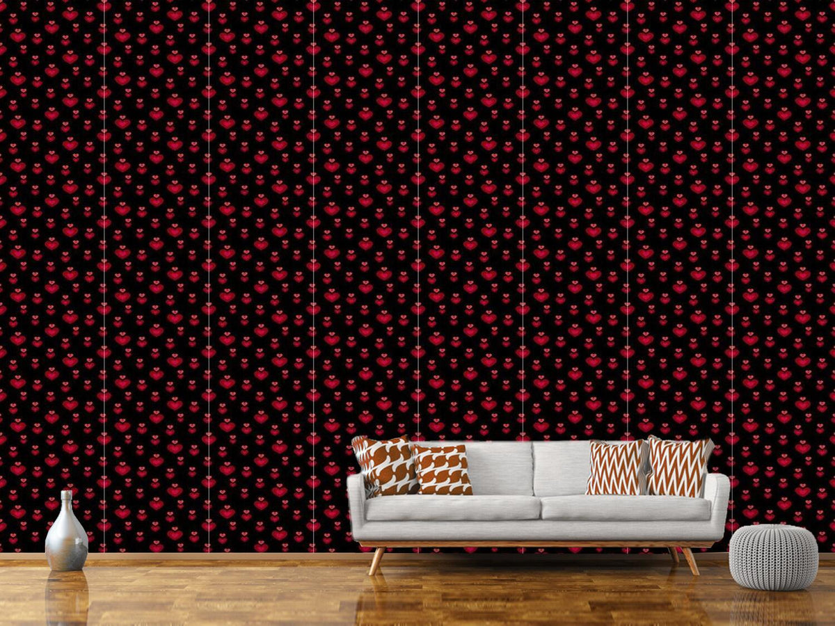 patterned-wallpaper-heart-beat