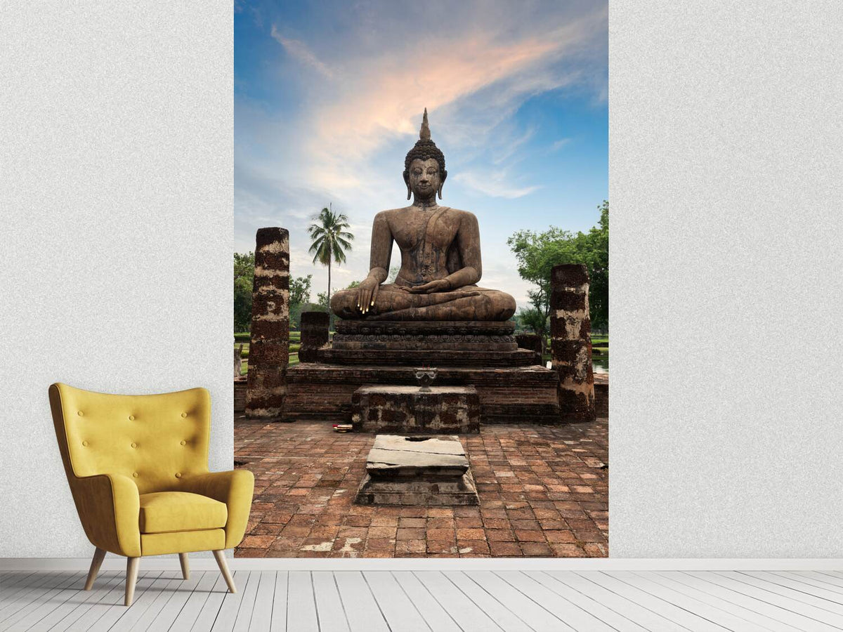 photo-wallpaper-buddha-statue-at-dusk