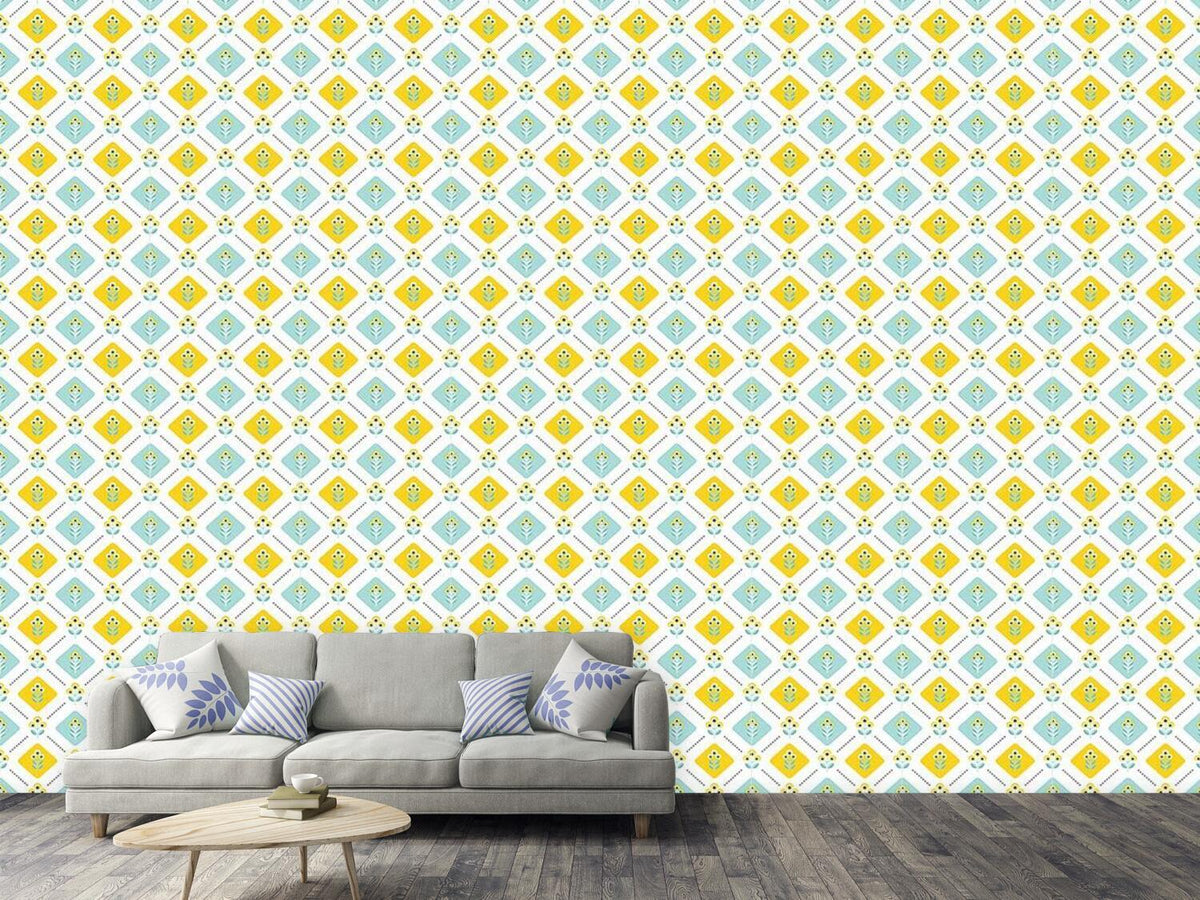 patterned-wallpaper-retro-folk-flowers