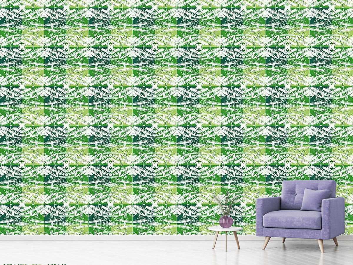 patterned-wallpaper-cactus-art-on-check