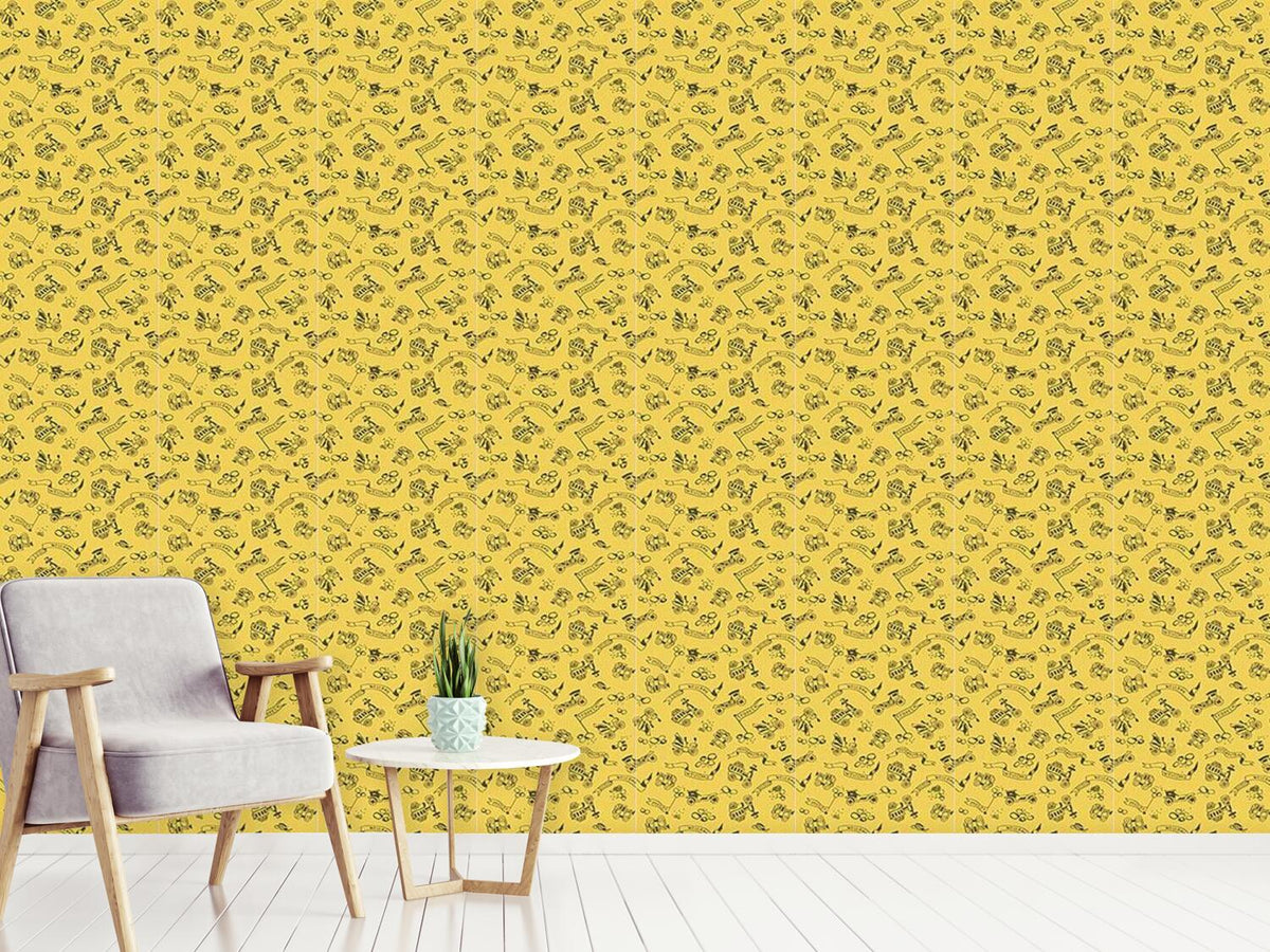 patterned-wallpaper-golden-oldies