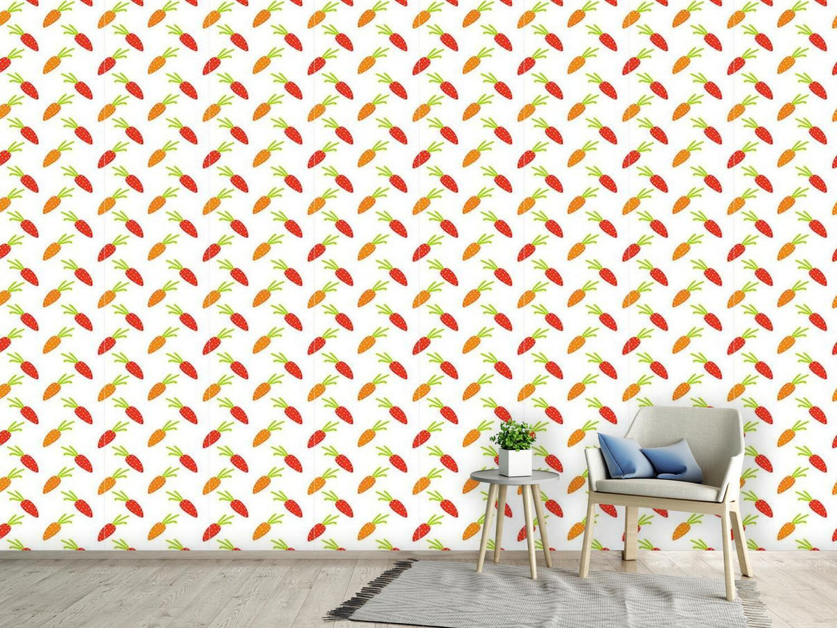 patterned-wallpaper-carrots