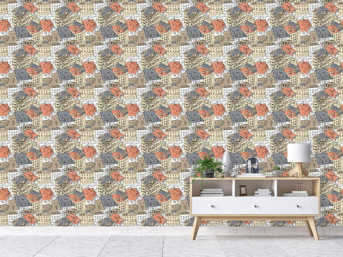 patterned-wallpaper-old-town