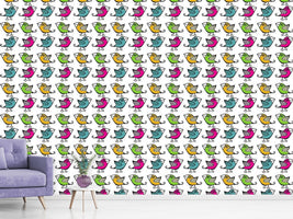 patterned-wallpaper-four-cute-birds