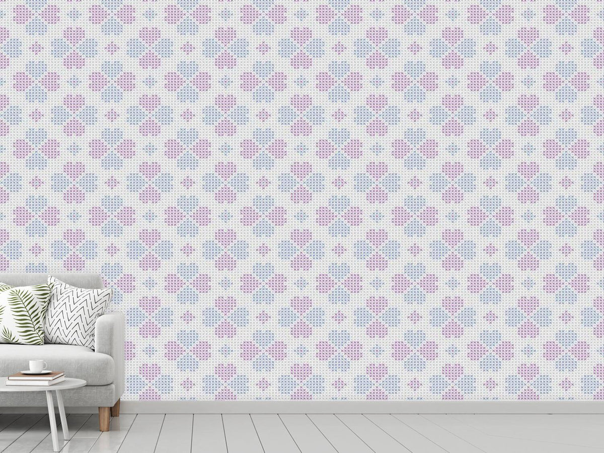 patterned-wallpaper-embroidered-lucky-clover