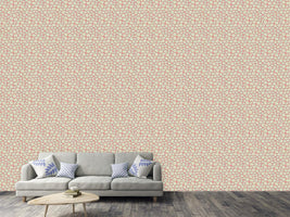 patterned-wallpaper-bride-roses