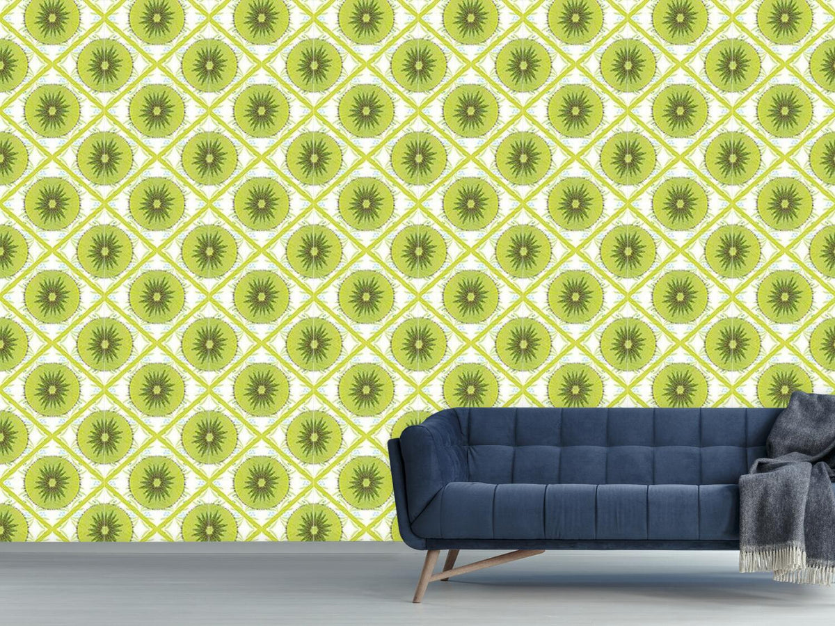 patterned-wallpaper-floral-kiwi-check