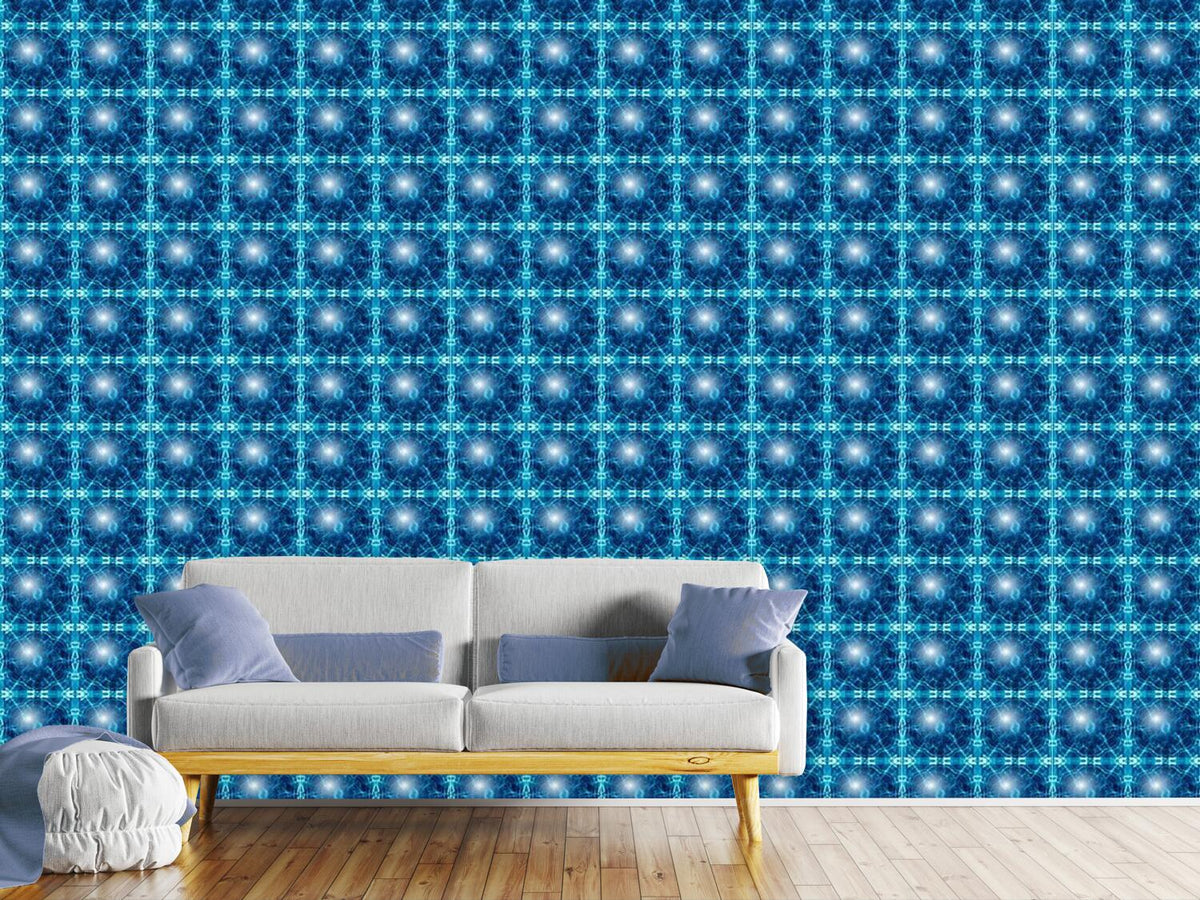 patterned-wallpaper-oceanic-glass-bowls