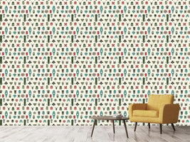 patterned-wallpaper-tribal-masks