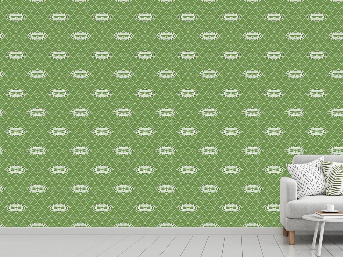 patterned-wallpaper-dragonflies-verde