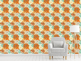 patterned-wallpaper-hand-drawn-flowers-of-dahlia