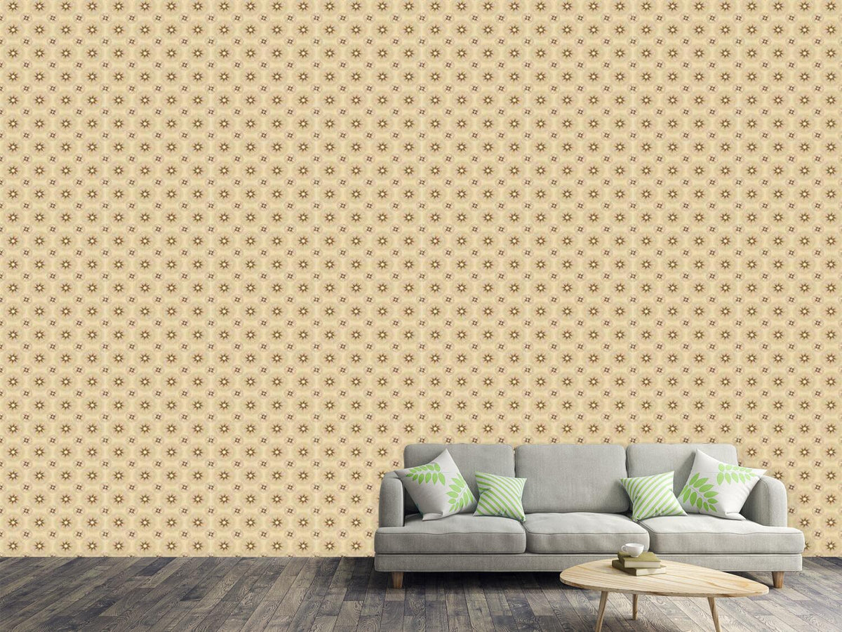 patterned-wallpaper-beige-flowers