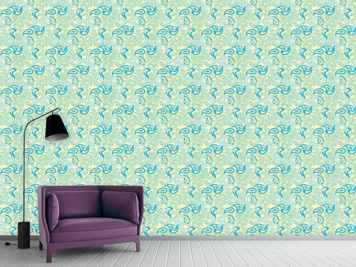 patterned-wallpaper-rocking-orient-yellow