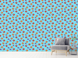 patterned-wallpaper-swimming-with-crabs