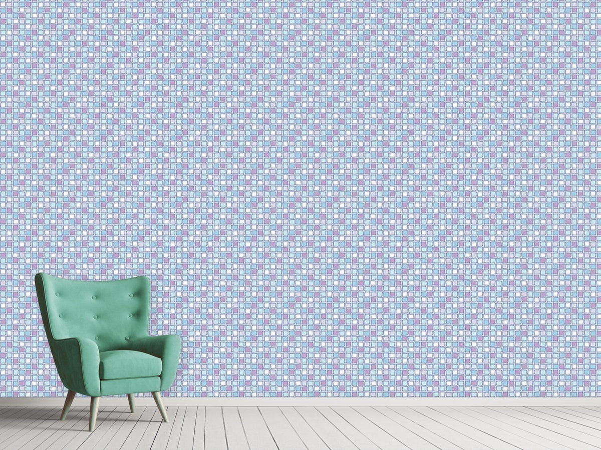 patterned-wallpaper-mosaic-glass-tiles