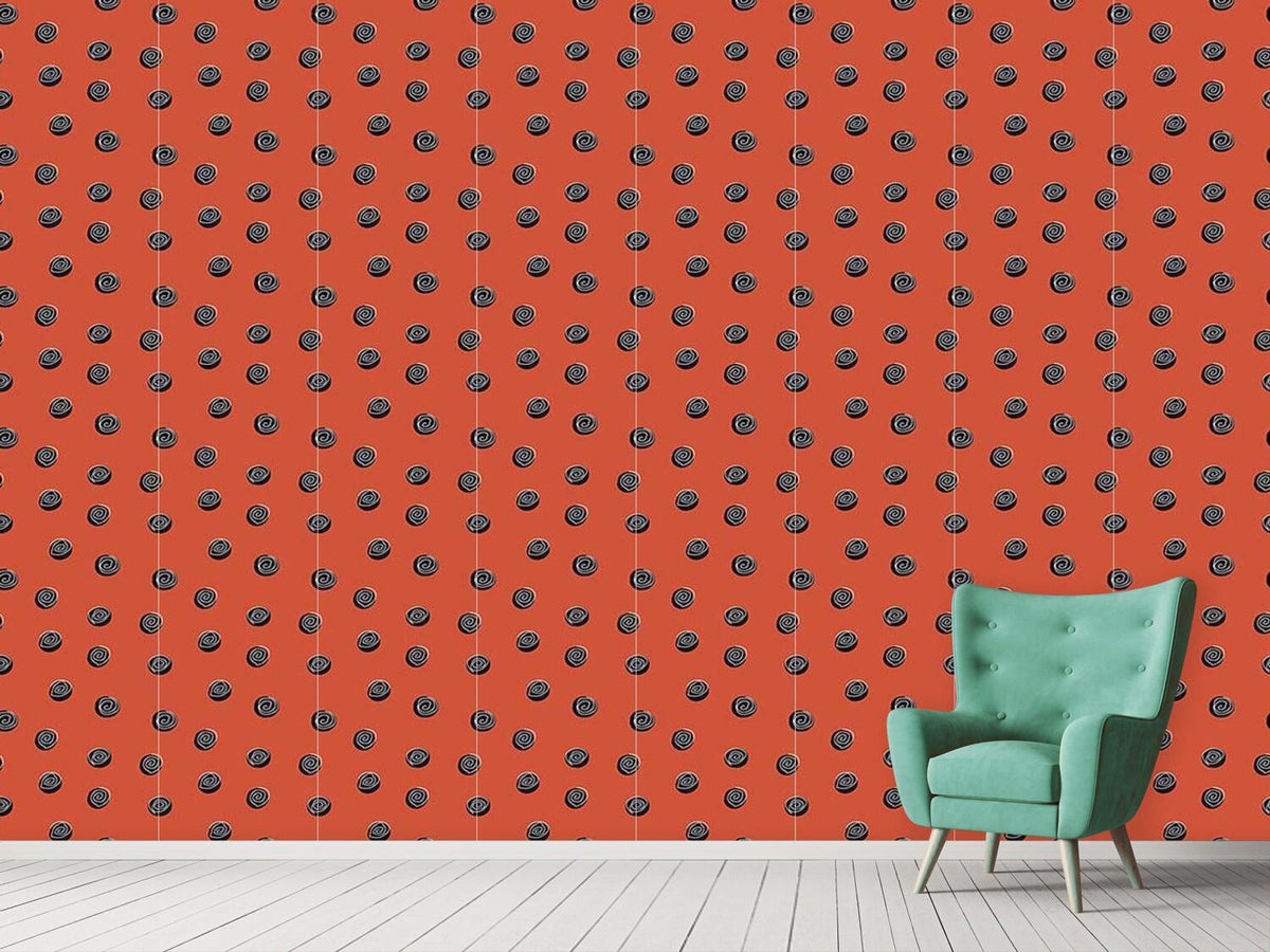 patterned-wallpaper-squiggles-on-dots