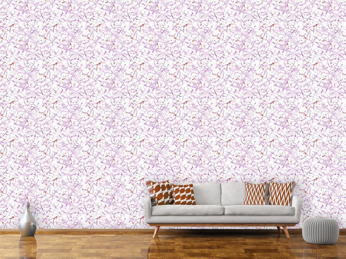 patterned-wallpaper-adding-water-colors