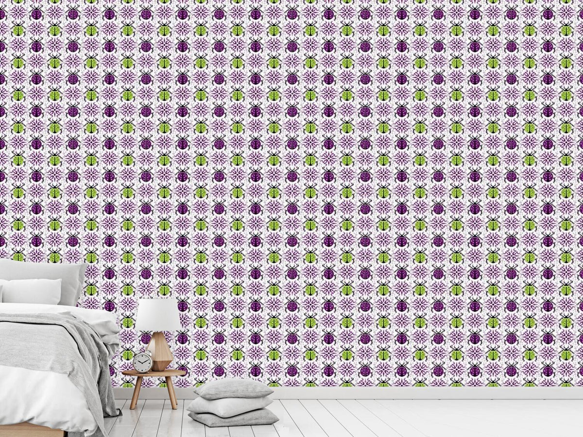 patterned-wallpaper-ladybird-invasion