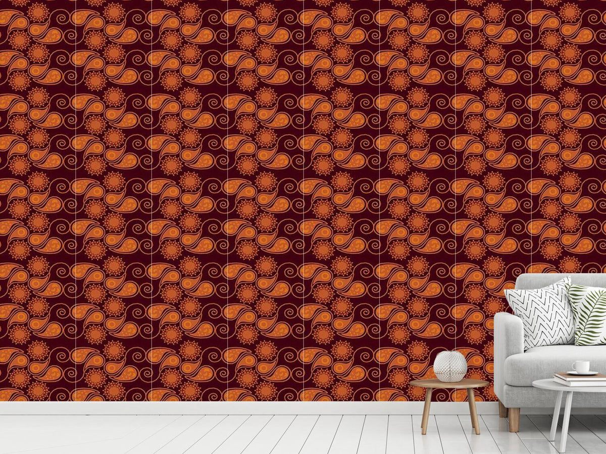 patterned-wallpaper-autumn-paisleys