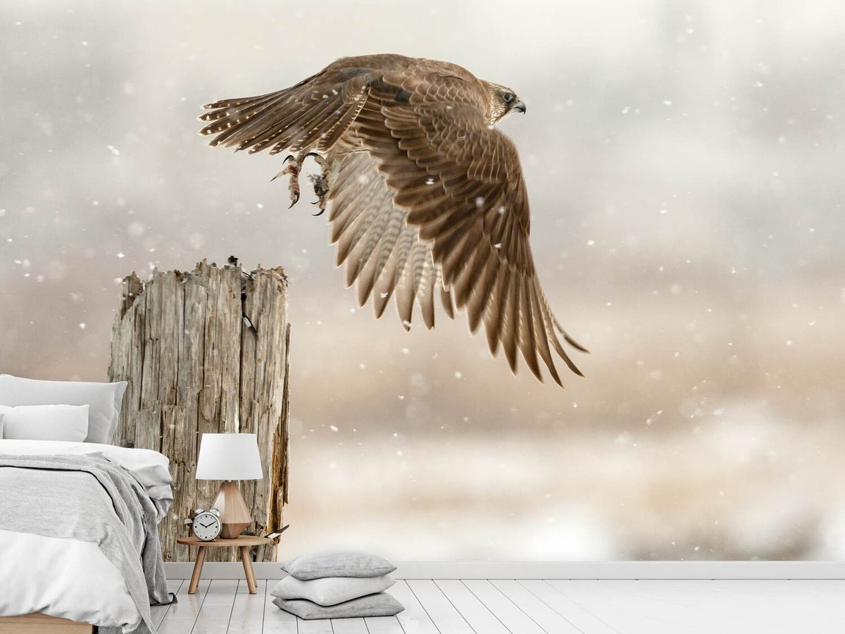 photo-wallpaper-flight-against-the-snowstorm