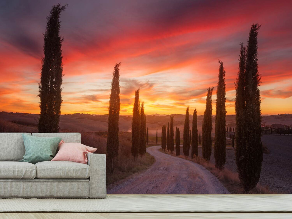 photo-wallpaper-tuscany-sunset